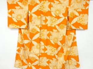 アンティーク　花丸文様長襦袢